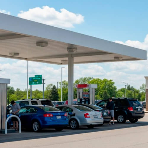 Gasolineras o estaciones de servicio, imagen ilustrativa para Grupo VALCOES